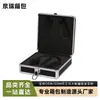 Caja de Herramientas al por Mayor Transfronteriza, Estuche de Aluminio Portátil para Hombre de Aleación de Aluminio, Estuche para Guardar Documentos y Auriculares, Bolso de Mano Portátil
