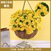 Plantas Colgantes Artificiales Colgantes de Pared Lirio Cesta Pequeña de Flores Flores Falsas Margarita Pequeña Flor de Gloria de la Mañana Rama Decoración del Hogar