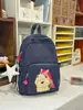 Mochila de Estilo Curativo de Dibujos Animados Suave y Linda para Estudiantes de Primaria, Dulce y Femenina, Perfecta para Salidas de Fin de Semana, Bolso de Doble Hombro Suave y Acogedor