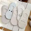 Calcetines de Barco de Algodón Delgado de Dibujos Animados de Verano 2026 para Mujer Japoneses Lindos Calcetines Invisibles Antideslizantes Sin Caída del Talón Calcetines de Corte Bajo Calcetines Cortos