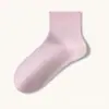 Meias Curta Feminina 100% Algodão, Novas Populares Primavera e Verão Finas Antiodor Antibacterianas Sem Costura Meias de Verão Meia-Perna, Meias Femininas, Meias Curtas Masculinas