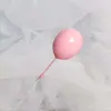 Balão pequeno tridimensional colorido decoração de bolo de aniversário para assar balão de confissão plug-in para bolo cartão de festa infantil