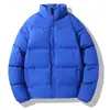 Sencillo abrigo de algodón de invierno para hombre, estilo Hong Kong, corte holgado, estilo coreano, moderno, adecuado para jóvenes, transfronterizo, con cuello alto y acolchado grueso