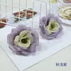 Flor de Rosa de 8 cm Flor de Rosa Artificial de Otoño Cabeza de Flor de Ópera para Cabello Flor de Producción Caja de Flores Paquete de Material Material Auxiliar Flor