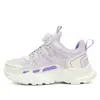 Zapatillas deportivas para niñas en negro puro, nuevos modelos de primavera y otoño, zapatillas de running transpirables de malla para niñas mayores, zapatos para niñas