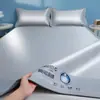 2026 Nueva Alfombrilla de Cama Jacquard Ligera de Carbono Alfombrilla Refrigerante de Seda de Hielo