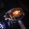 Adecuado para Palanca de Cambios Modificada Universal para Transmisión Manual y Automática, Perilla de Cambio de Cristal con Luz Ambiental LED Estilo Yate Personalizado