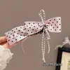 Pinza grande para el pelo estilo coreano para mujer, pinza banana para coleta alta, suave y elegante, lindo accesorio para el cabello