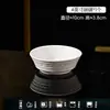 Jingdezhen 2026 Novo Conjunto de Louça com Tigela e Prato Embossados, Estilo Francês Luxo Leve Retrô Cor Sob Esmalte Tigela de Arroz Cerâmica Doméstica