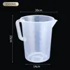 Copo Medidor com Escala 500/1000/5000ml Plástico Ferramenta Experimental para Assar Chá de Leite Cilindro Graduado Copo Medidor de Onça