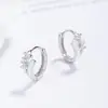Brincos Flor de Íris com Gotejamento de Cola Joias de Orelha de Luxo Leve de Alta Qualidade para Mulheres Argolas de Orelha de Prata Esterlina 925 Clipe de Orelha Bestseller Transfronteiriço Joias de Zircônia
