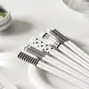 Palillos de Cerámica con un Toque de Lujo Ligero, Fáciles de Limpiar, Resistentes a Altas Temperaturas, Saludables, Elegantes y Adecuados para Uso en Casa, Vajilla de Porcelana