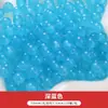50 Piezas Vidrio Gelatina Color Sólido Imitación Jade Redondo Cuentas Sueltas Pasadores de Pelo Hechos a Mano Pulseras Collares Pendientes Materiales