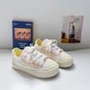 Baikuang chic estilo coreano Zapatos de Pan de corte bajo para mujer Moda Nacional Zapatos de Skate Transpirables Zapatos de Tabla de Suela Gruesa Zapatos Blancos Casuales Cómodos