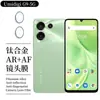 Aplicable a Película para Lente de Cámara con Marco Metálico de Vidrio Templado Ojo de Águila Anillo de Protección Antiarañazos para Umidigi G9-5G