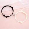 Europa y Estados Unidos nuevo brazalete de pareja de atracción magnética de amor de aleación simple un par de cuerda de mano para hombre y mujer joyería para comercio exterior