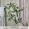 Planta Artificial de Folha de Oliveira Floresta-Estilo Arranjo para Corredor de Casamento Decoração com Flores Adereços para Fotografia de Casamento