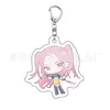 Kpop Onda Coreana Caçadora de Demônios Grupo Feminino Merchandise Chaveiro Lumi Mila Zoi Feito por Fãs Pingente Dupla Face de Acrílico