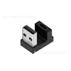 Adaptador USB A Revolução C Adaptador de U Disk para Computador Mãe Carregador Portátil Tipo Cotovelo em U Curvatura Tridimensional USB-C 10Gbps