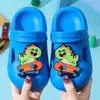 Zuecos Infantiles con Suela Suave, Nuevo Modelo de Verano para Niños, Sandalias Antideslizantes de Doble Uso con Suela Gruesa de EVA para Niños Mayores, Versión para Niñas