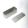 Caja de Lata Rectangular Blanca para Galletas de 20x7 Empaque para Hornear Venta al por Mayor Caja de Lata de Regalo de Alta Gama para Almacenamiento