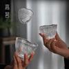 Taza de té, Taza personal para beber té, Juego de té, Vidrio martillado para invitados, Vidrio estilo japonés, Taza de maestro, Té Kung Fu