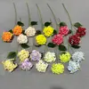 Hortensia Artificial Ángel Flores Falsas para Arreglos de Piso de Boda, Decoración de Salón de Bodas de Alta Gama, Arreglos de Flores Artificiales de Plástico