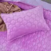 Fundas de Almohada Gruesas Acolchadas de Algodón Puro, un Par de Fundas de Almohada, una Sola Funda de Almohada