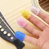 Protetor de Dedo de Silicone Respirável para Guitarra para Iniciantes Tocarem Guitarra e Pressionarem as Cordas para Prevenir Lesões e Protetor de Dedo