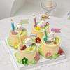 Celebridades de Internet Niños Lindos Cordero de Pradera Decoración de Pasteles Adornos Mesa de Postres Primer Cumpleaños del Bebé Decoración para Hornear