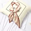 Ins fita de cetim da Coreia do Sul lenço feminino tira estreita fita decorativa multiuso versátil cinto lenço fino pequeno