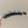 Pinza de plátano voluminizadora grande, pinza vertical, pinza para el pelo de lunares de moda coreana para mujer, accesorio para el pelo de lujo ligero de alta gama