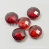 Al por mayor doble rejilla circón ovalado rosa circón oliva forma ovalada doble carey circonita de color facetada piedras sueltas