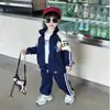 Conjuntos de Roupa Ultraman Masculinos e Femininos, Novos Conjuntos de Outono Estilosos e da Moda para Crianças, Conjunto Esportivo de Duas Peças para Bebês Meninos para Primavera e Outono