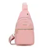 2025 Nueva Bolsa de Pecho de Tela de Nylon Moda para Mujer Bordado Diamante Correa al Hombro Cruzada Gran Capacidad Bolsa de Pecho para Ciclismo