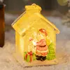Enfeites de Natal Transfronteiriços Decorações de Natal Casa Pequena Casa de Natal Brilhante Pequenos Presentes de Natal Pequenos Presentes