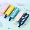 Estojo Criativo Simples de Desenho Animado Multifuncional Estilo Pequeno Fresco Grande Capacidade Zíper para Estudantes Homens e Mulheres Estojo de Lápis de Papelaria Geral