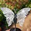 Venta al por mayor transfronteriza Cristal natural Mariposa Tallado en cristal Alas de mariposa Decoración navideña para el hogar Regalos Amazon