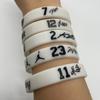 Pulsera luminosa de silicona con diseño de estrella de la NBA, Kobe Curry y James, para fanáticos del baloncesto