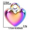 Acessórios de joias de amor em aço inoxidável europeu e americano, acessórios leves de nicho de luxo, colar de aço inoxidável faça você mesmo, galvanoplastia a vácuo 18k