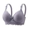 Sujetador Sexy de Encaje con Aros para Mujer, Exportación Transfronteriza, Push-Up, Soporte Auxiliar para Busto, Anticaída, Ajustable Copa B/C, Lencería para Mujer