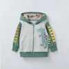Estilo Novo Outono e Inverno com Zíper e Capuz Bordado Roupas Infantis Atacado Estilo Europeu e Americano Moletom com Zíper e Capuz Jaqueta para Meninos