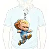 Nuevo Colgante Acrílico Periférico de Fútbol de Haaland Llavero Lindo de Dibujos Animados Colgante para Bolso Regalo para Jóvenes