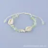 Pulseira Artesanal Tecida à Mão com Conchas e Estrelas do Mar, Estilo Boêmio Transfronteiriço, Pulseira Fresca e Simples, Joia de Mão Criativa e Doce