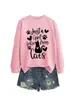Solo una Chica que Ama Amazon Ebay Estación Independiente Sudaderas Casuales e Interesantes para Mujer Otoño e Invierno