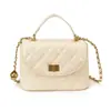 Bolsa Pequena de Bordado com Diamantes para Mulheres 2026 Nova Moda Versátil Bolsa Transversal com Corrente Bolsa de Mão Exquisita Super Popular Bolsa Quadrada Pequena