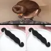 Nuevo Gancho Doble Esponja Grande con Cabello de Perla con Pequeño Moño Florero Torcedor de Cabello Herramienta para Torcer el Cabello Cabello