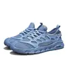 Zapatos casuales de malla, modernos y versátiles, tenis calados, zapatos casuales para ir al trabajo, zapatos versátiles para vadear