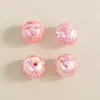 Nube Cerámica Redonda Perlas Resina Brillo Fino DIY Cadena Teléfono Móvil Llavero Cuentas Sueltas Lote Suelto ABS