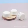 Frasco de creme com borda prateada 15g com tampa interna, caixa de creme, caixa de pomada, amostra de máscara, frasco de cera para cabelo, frasco de esmalte